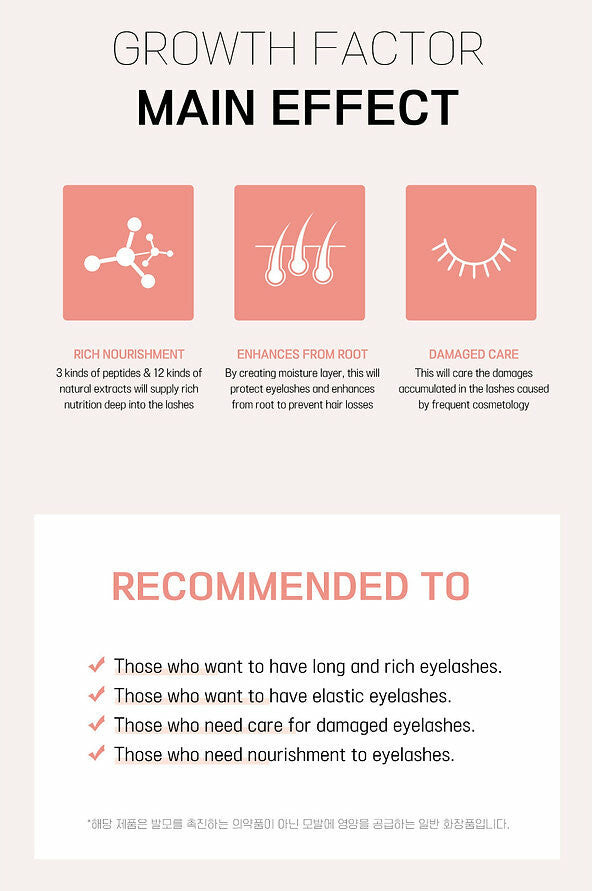 Eyelash Growth Factor Essence — Ser pentru creșterea genelor 8ml
