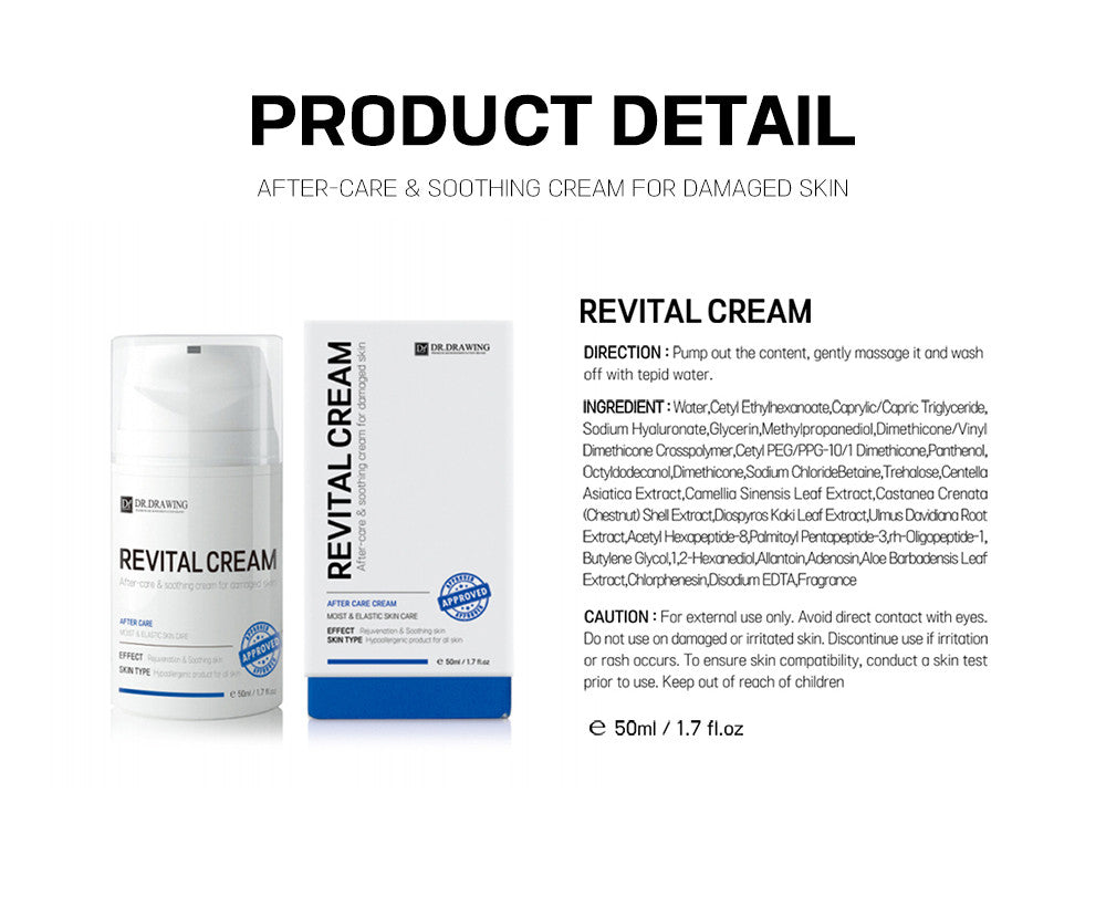 Revital Cream — Cremă de recuperare post-procedură 50ml